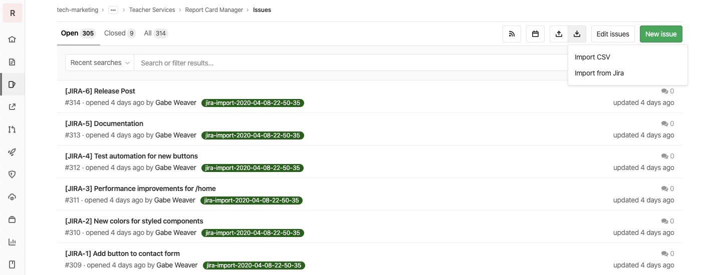 Import Issues from Jira to GitLab