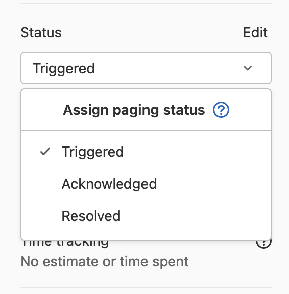 Escalating manually created incidents