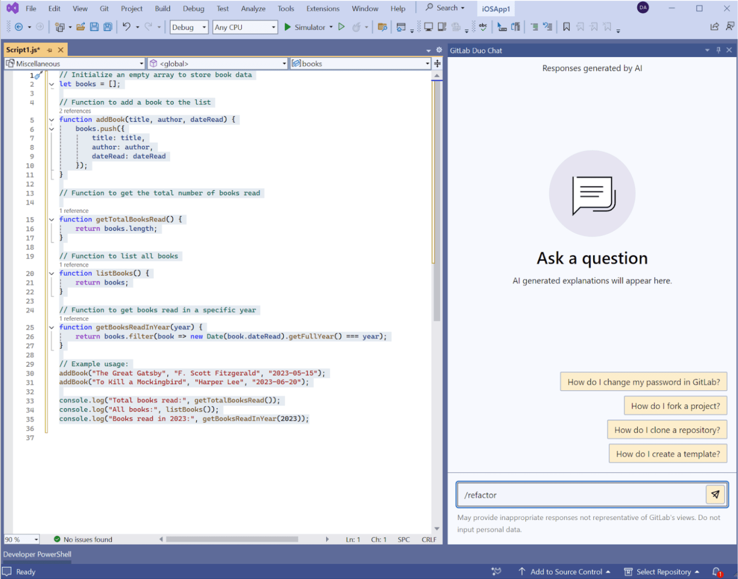 Elevate your coding: Duo Chat now in Visual Studio for Windows